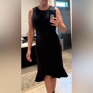 White House Black Market Elegant Black Dress